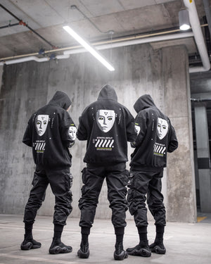 Genova-007A LM Black Hoodie
