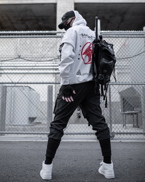 Bahamut-07 RD White Hoodie