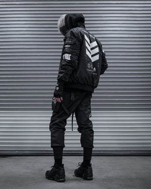 V3-3 Black Bomber Jacket