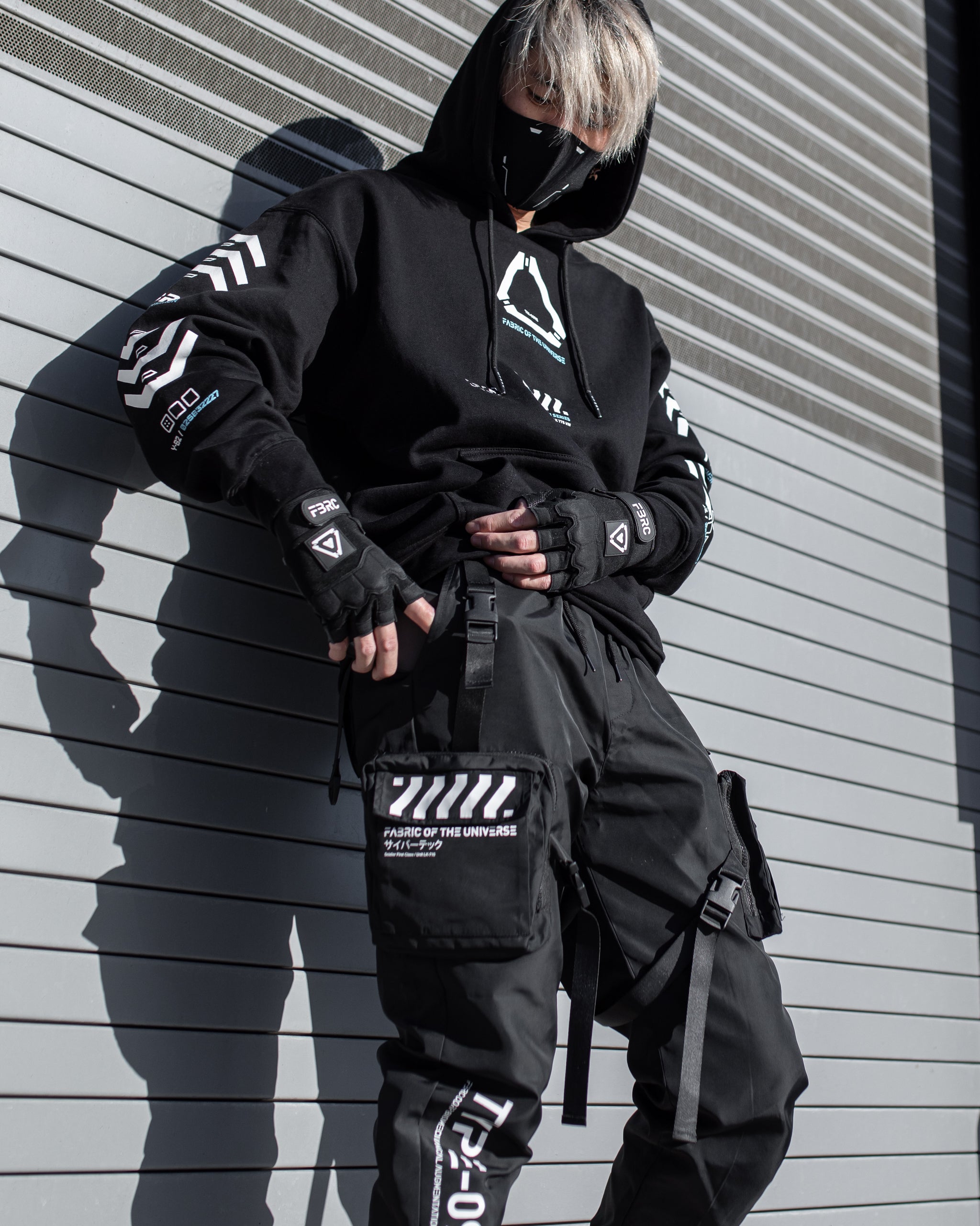 Fabric of the Universe Techwear Graphic Cyberpunk Streetwear Fashion Hoodie