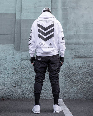 V3-3 White Hoodie