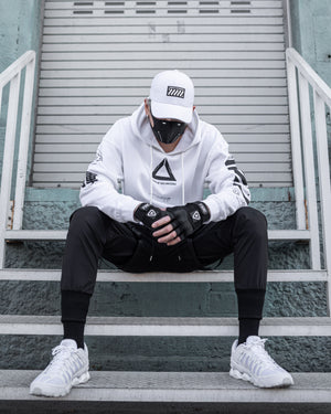 V3-3 White Hoodie