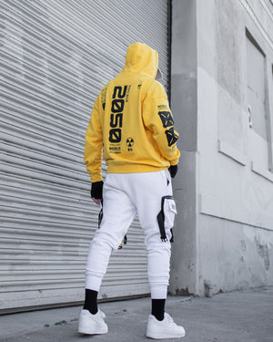 Grey and deals yellow hoodie