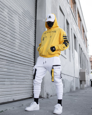 CG-Type 05A White Cargo Joggers