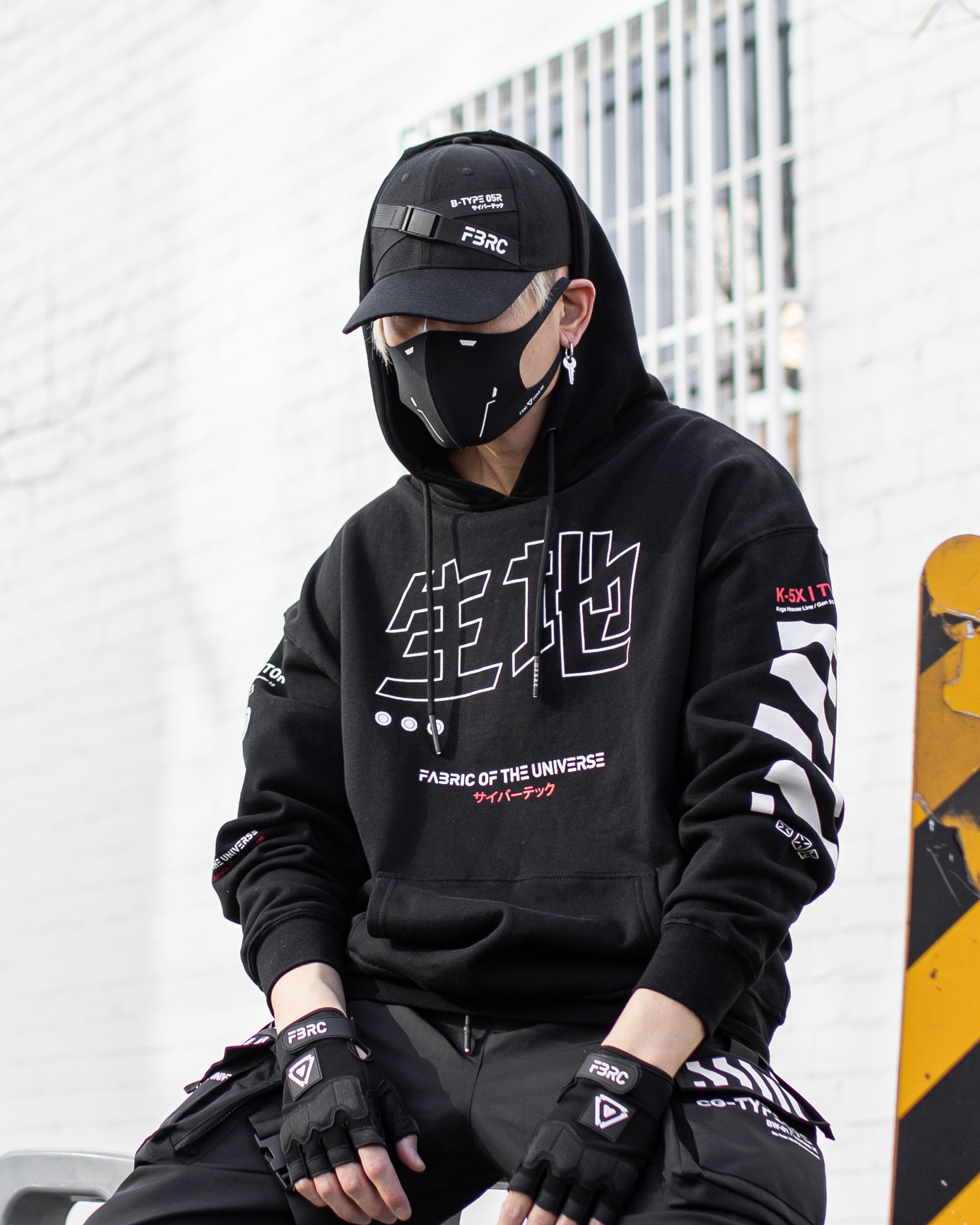 Fabric of the Universe Techwear Graphic Cyberpunk Streetwear Fashion Hoodie