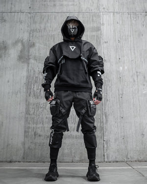 CG-Type 09S Black Cargo Pants