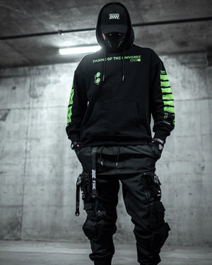 Y-2050 Black Lime Hoodie