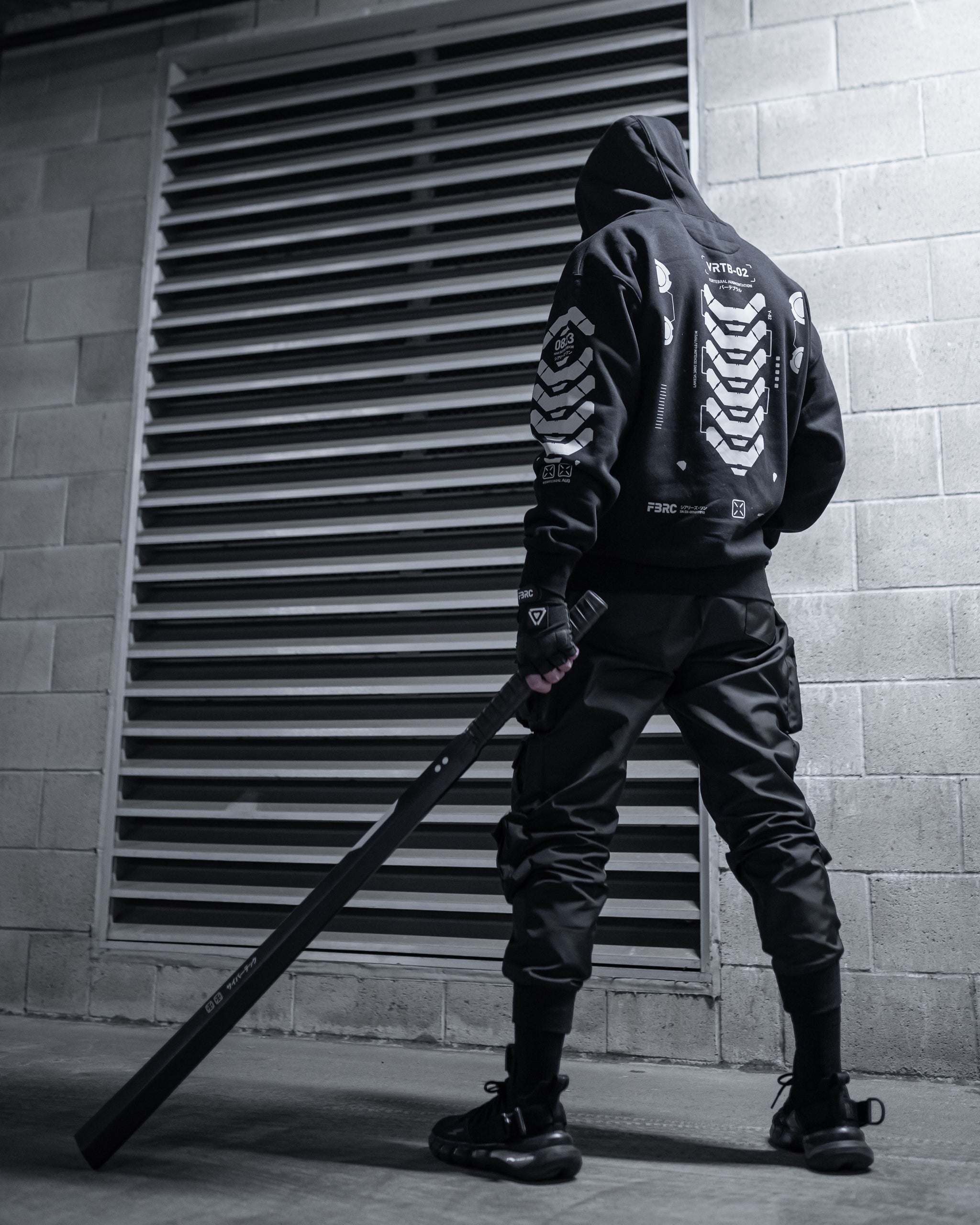 VR × RADER × SHINGEKI Hoodie / BLK-