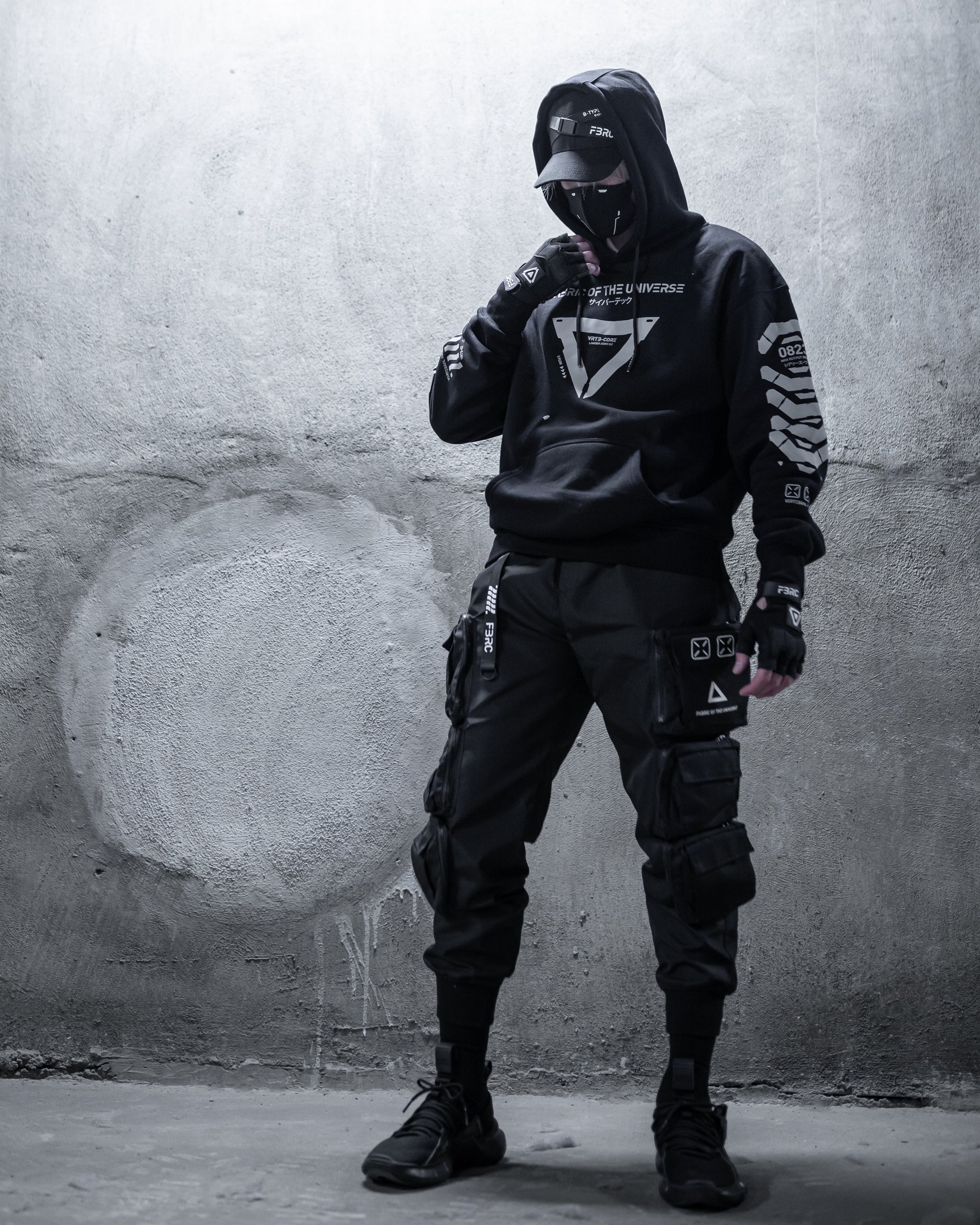 VR × RADER × SHINGEKI Hoodie / BLK-