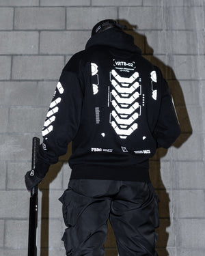 VRTB-02 Black Reflective Hoodie