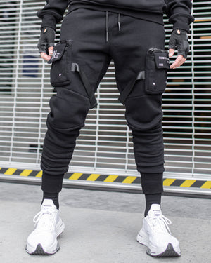 CG-Type 05A Black Cargo Joggers