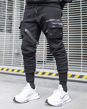 CG-Type 05A Black Cargo Joggers