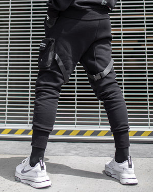 CG-Type 05A Black Cargo Joggers