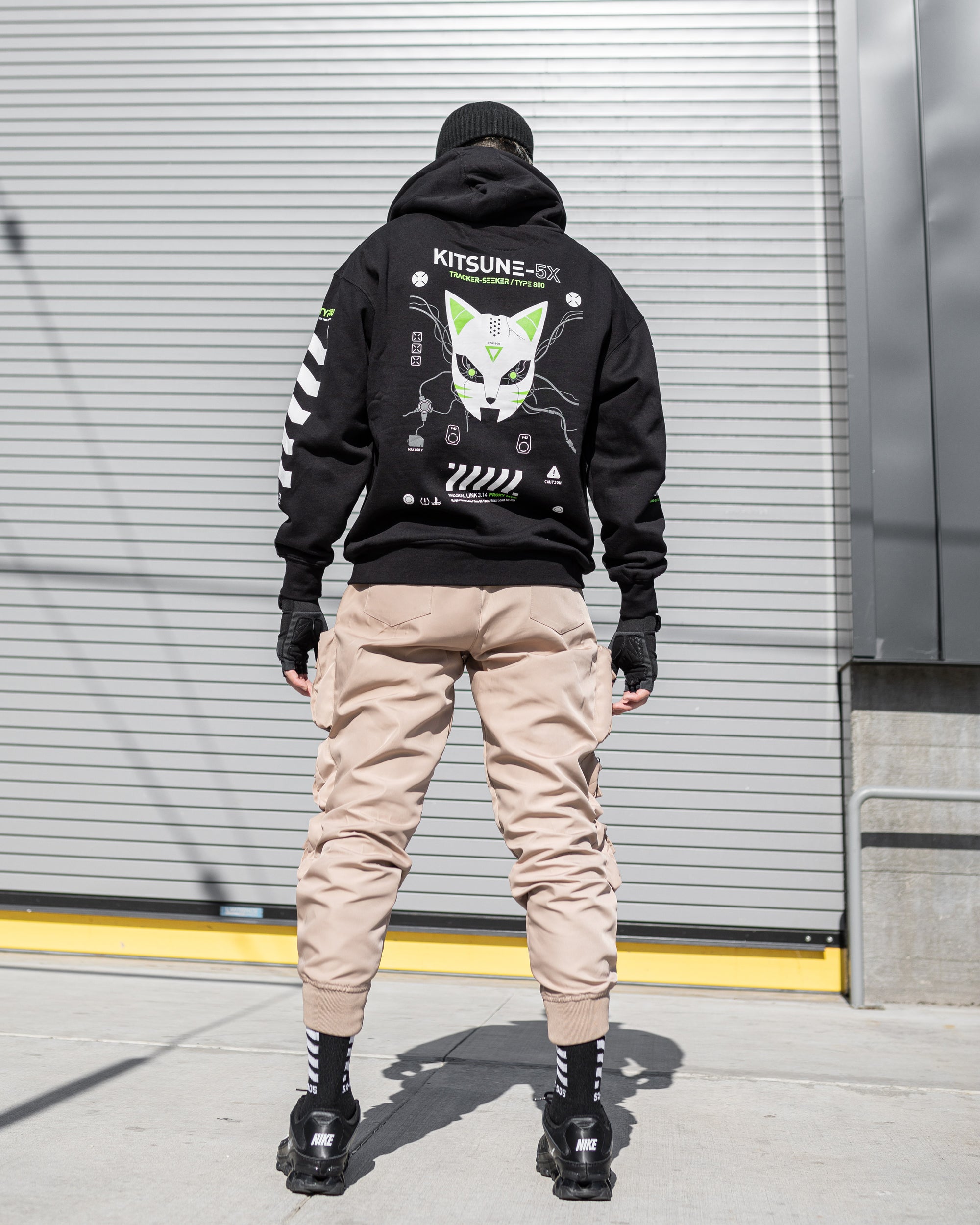 Fabric of the Universe Kitsune 5X Techwear Zip Hoodie