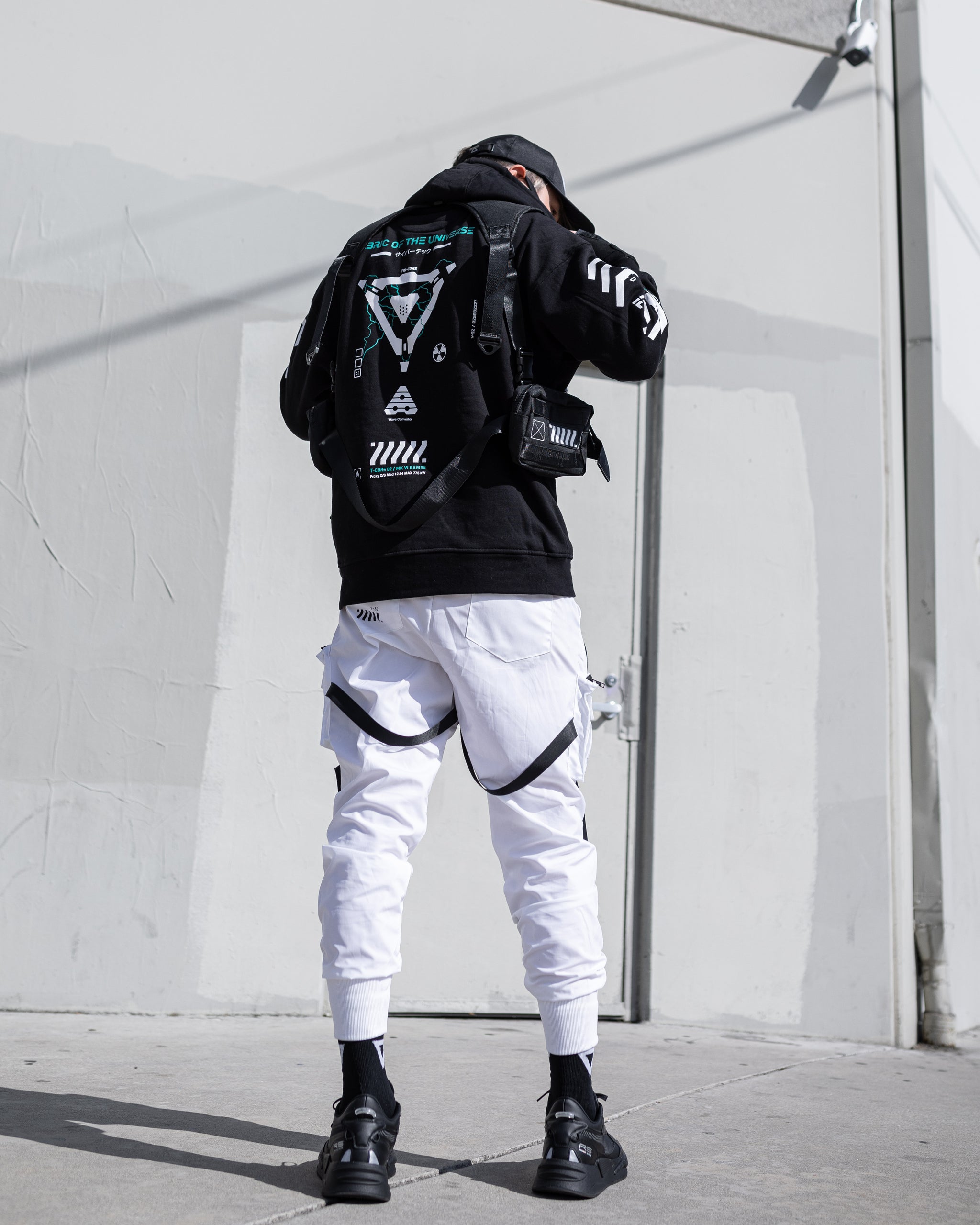 Fabric of the Universe V3-B1 Techwear Hoodie