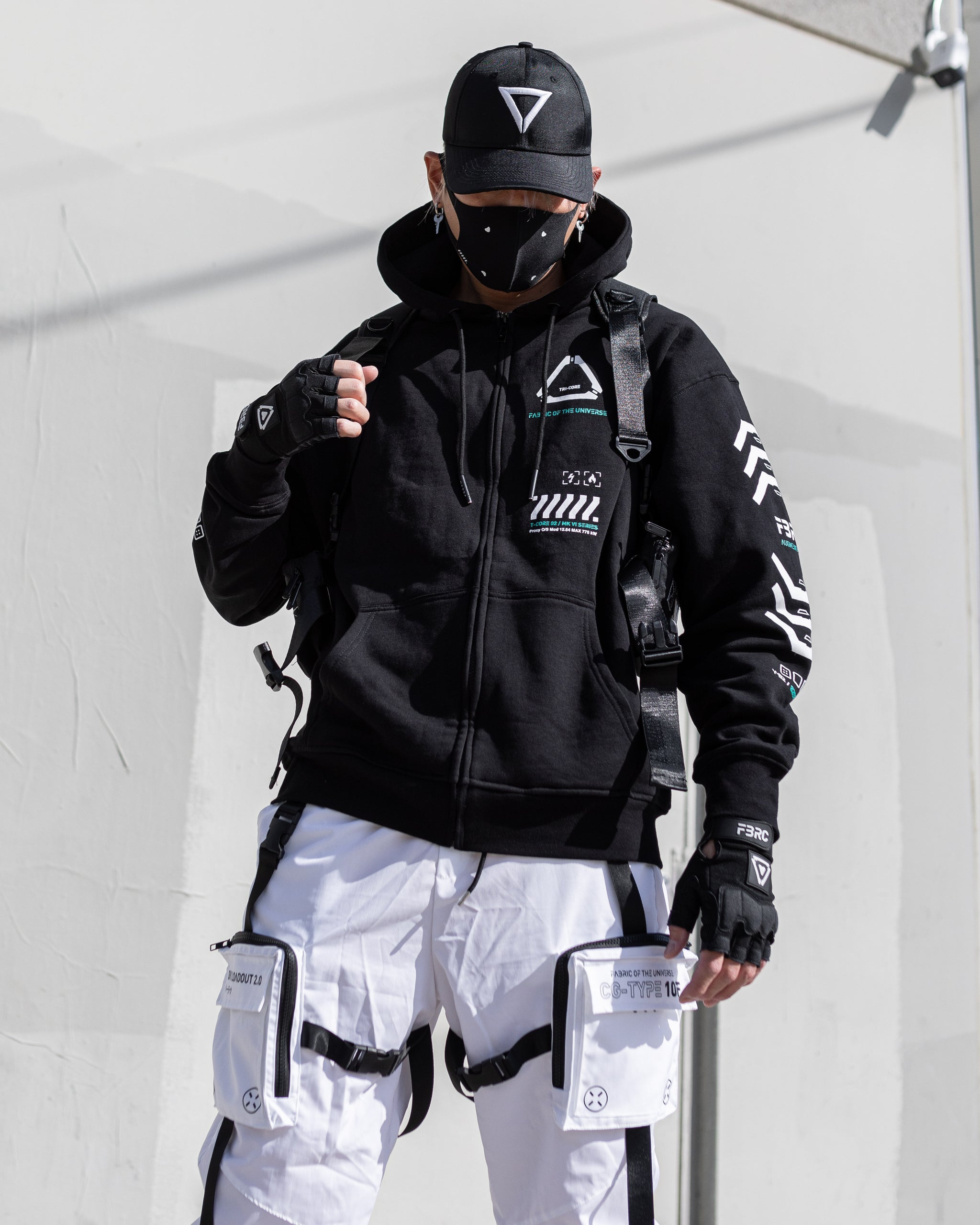 Fabric of the Universe V3-B1 Techwear Hoodie