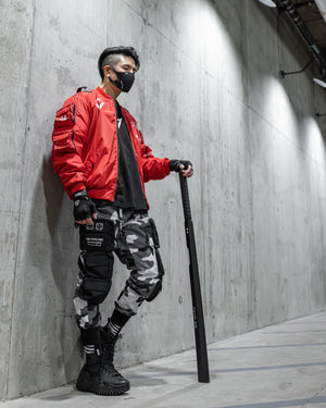 XB-03 Red Bomber Jacket