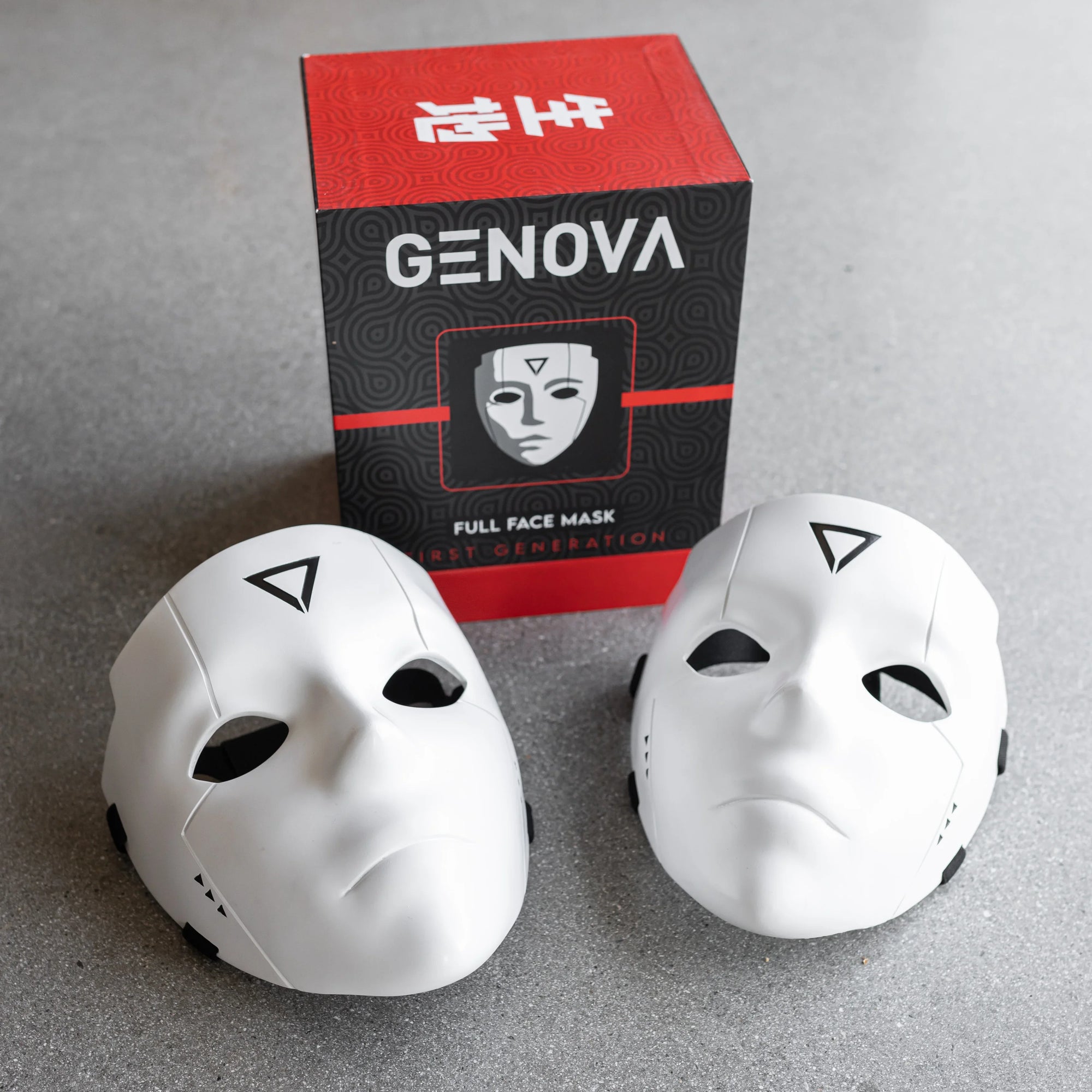 Genova Reborn Black Gunmetal Mask main image 0
