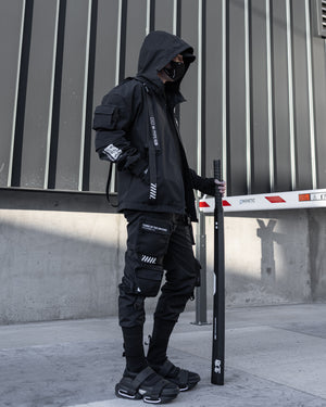 W-Type 02B Black Windbreaker