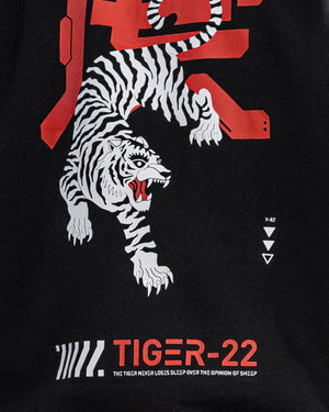 Tiger-22 RD Black Hoodie