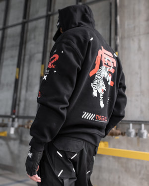 Tiger-22 RD Black Hoodie