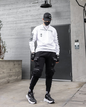 CG-Type 04G Black Cargo Joggers