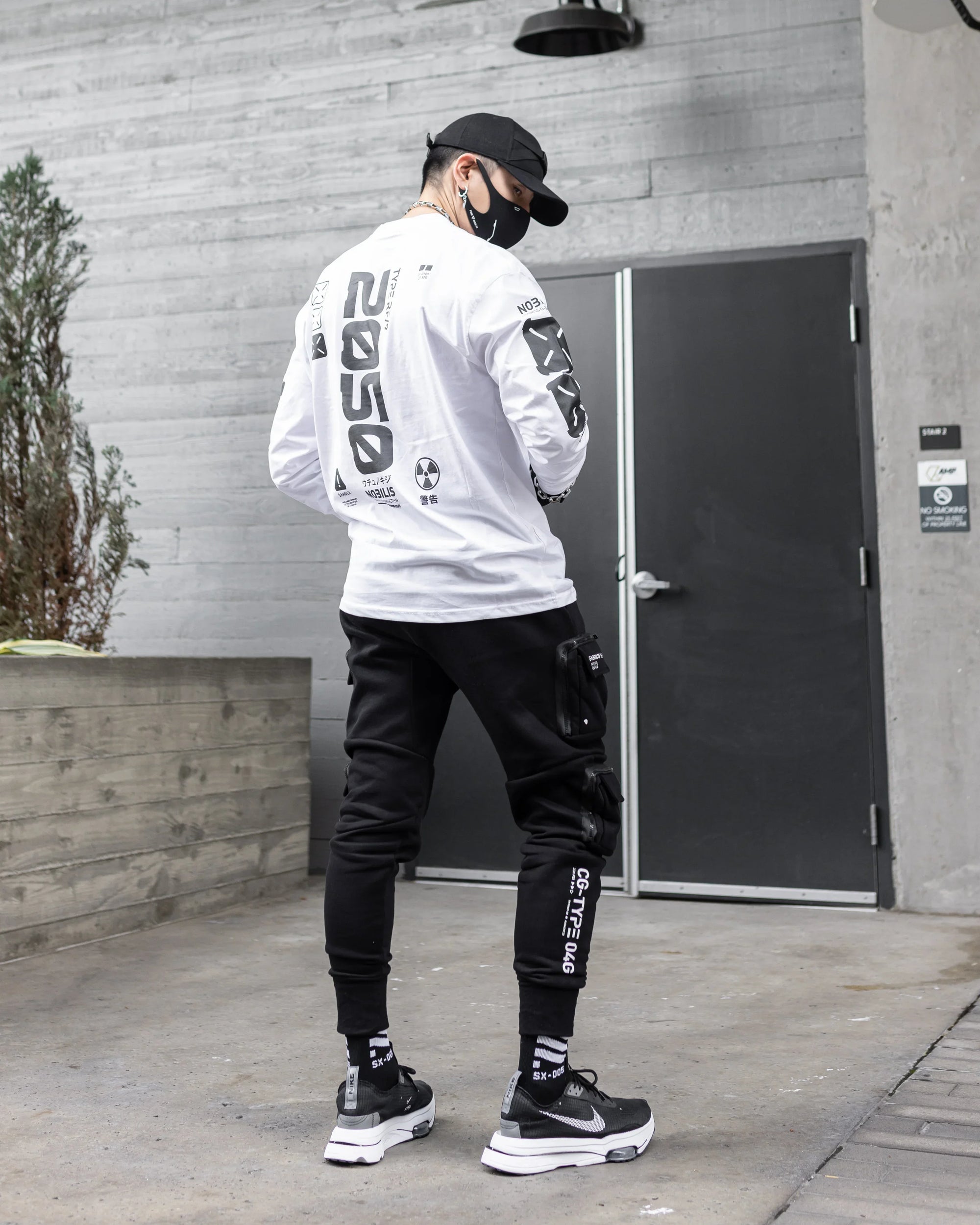 Y-2050 Black Long Sleeve T main image 1