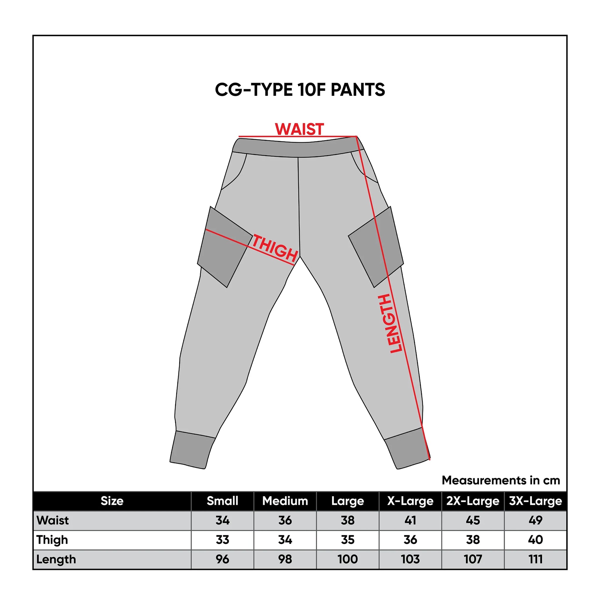 Cg Types CG-Type 10F White Cargo Pants - Fabric of the Universe