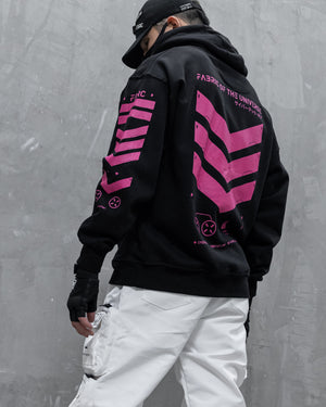 V3-3 Black Pink Hoodie