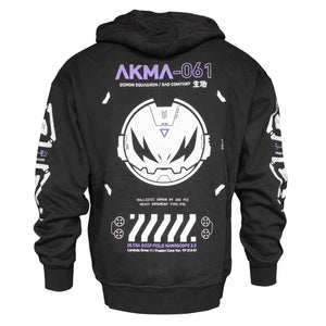 AKMA-061 PR Black Zip Hoodie