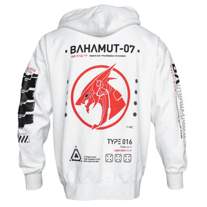 Bahamut-07 RD White Hoodie