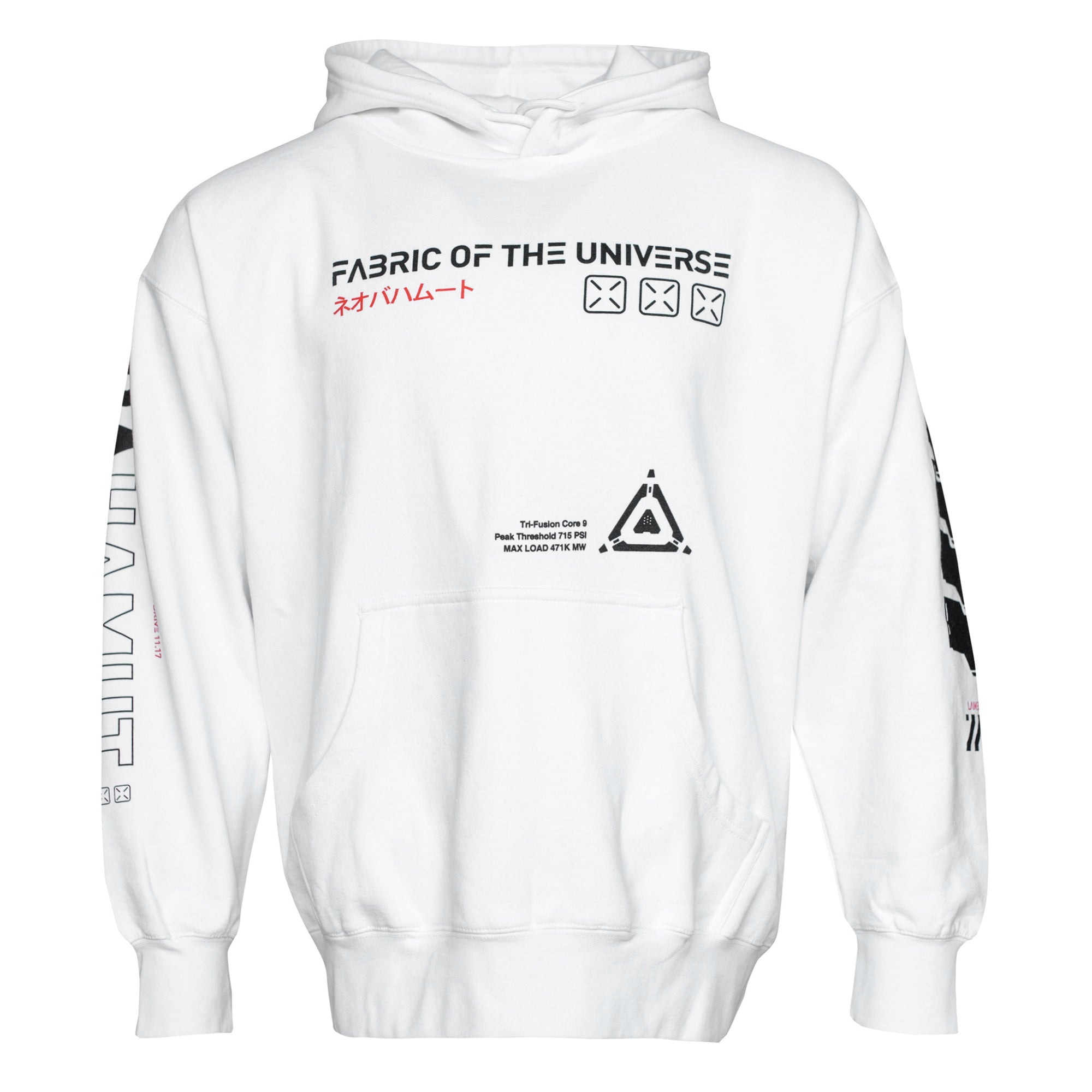 Bahamut-07 RD White Hoodie