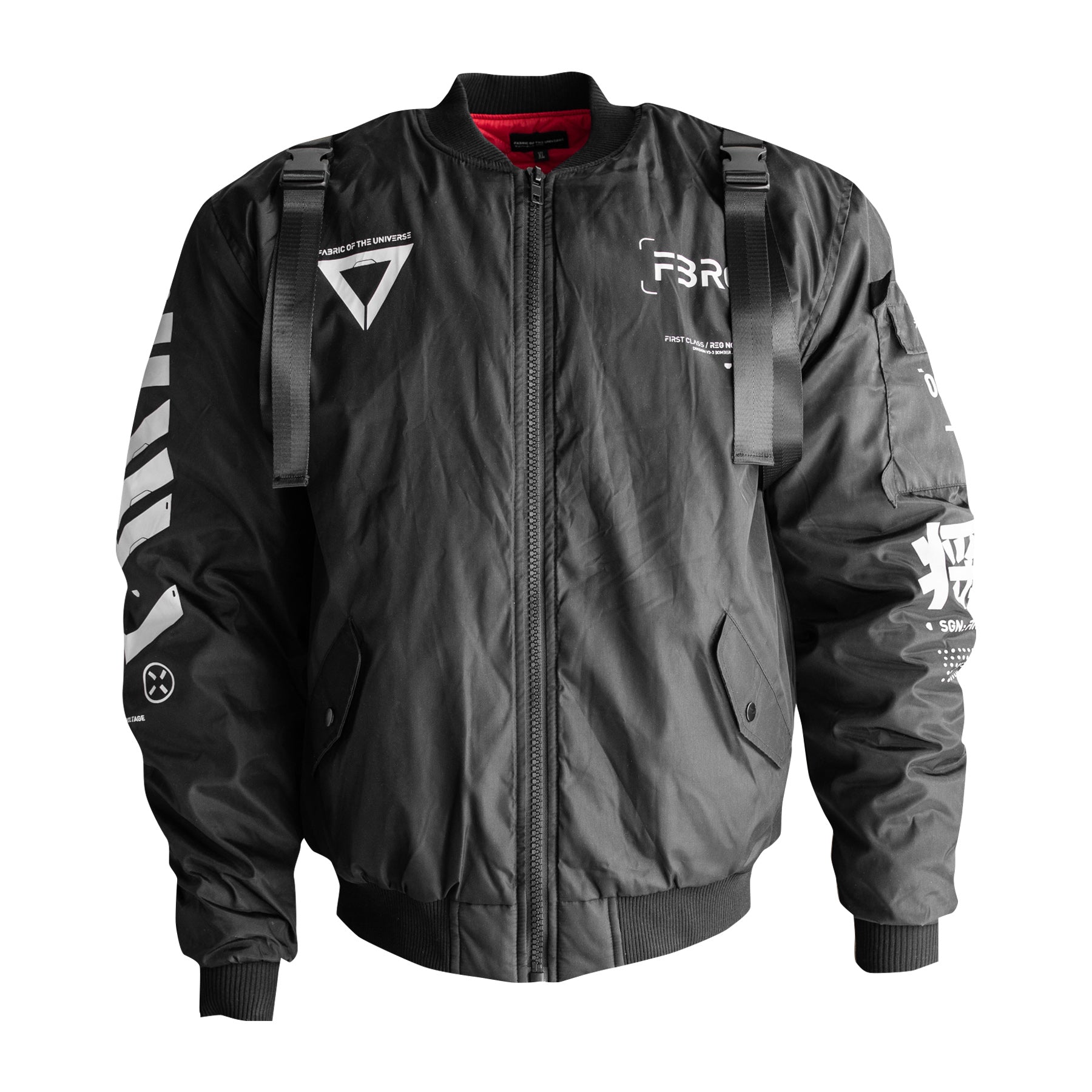 V3-3 Black Bomber Jacket