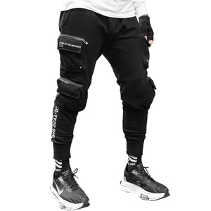 CG-Type 04G Black Cargo Joggers