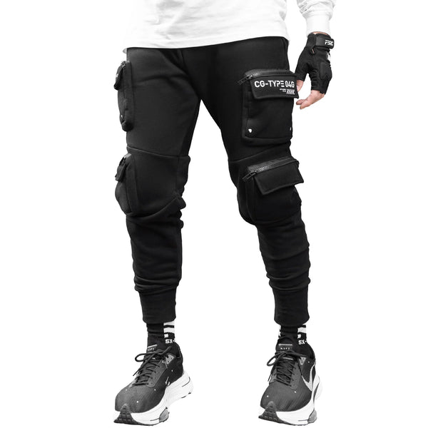 CG-Type 04G White Cargo Joggers
