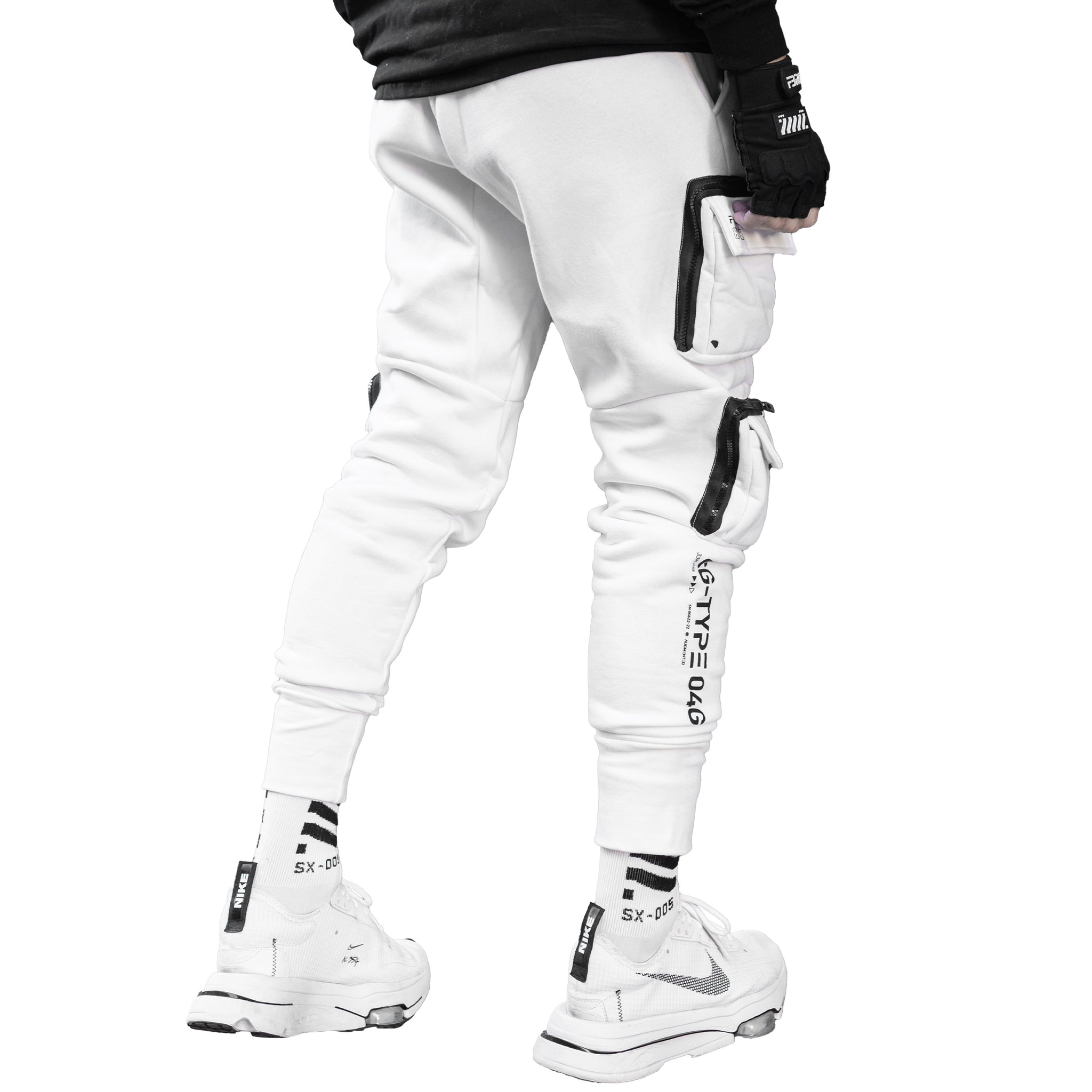Fabric of The Universe CG Type 04G White Cargo Joggers Large