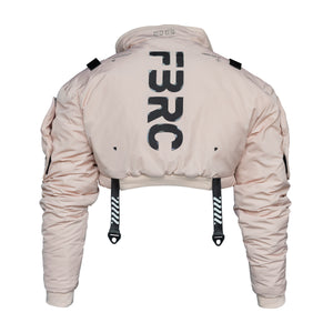 CRB-003 Pink Crop Bomber Jacket