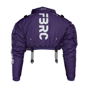 CRB-003 Purple Crop Bomber Jacket