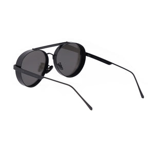 Commander's Aviator Black Sunglasses