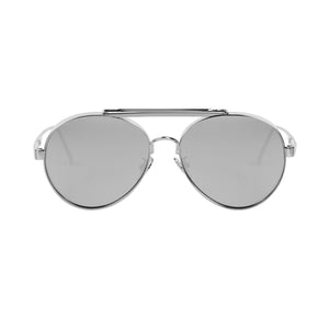 Commander's Aviator Silver Sunglasses