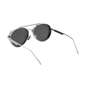 Commander's Aviator Silver Sunglasses