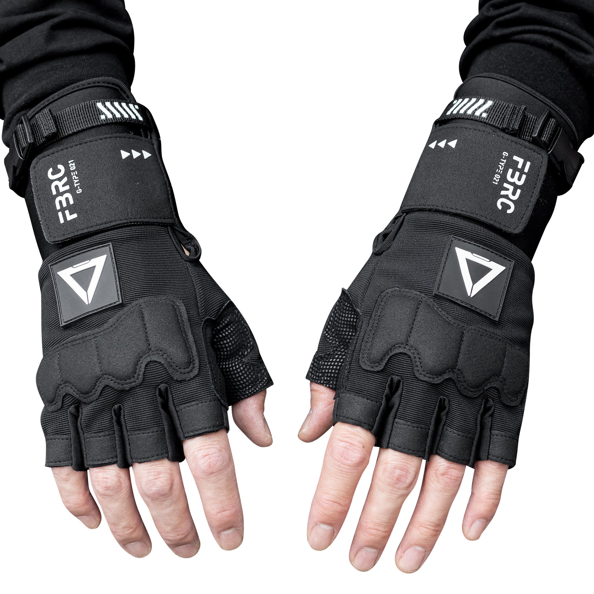 GType 021 Black Gauntlet Gloves Fabric of the Universe