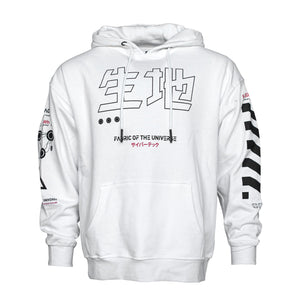 ZZZKitsune-5X RD White Hoodie