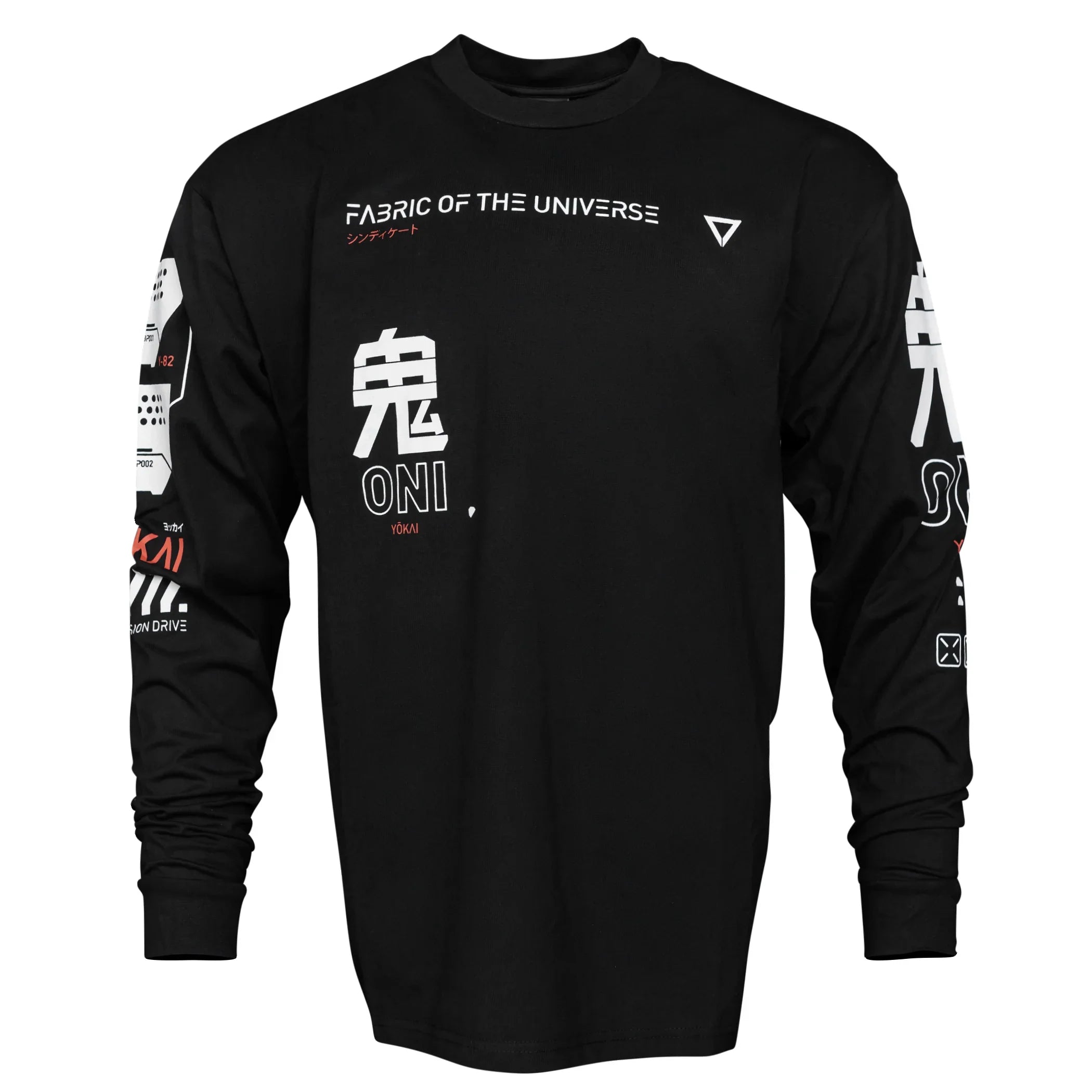 ONI Black Long Sleeve T - Fabric of the Universe