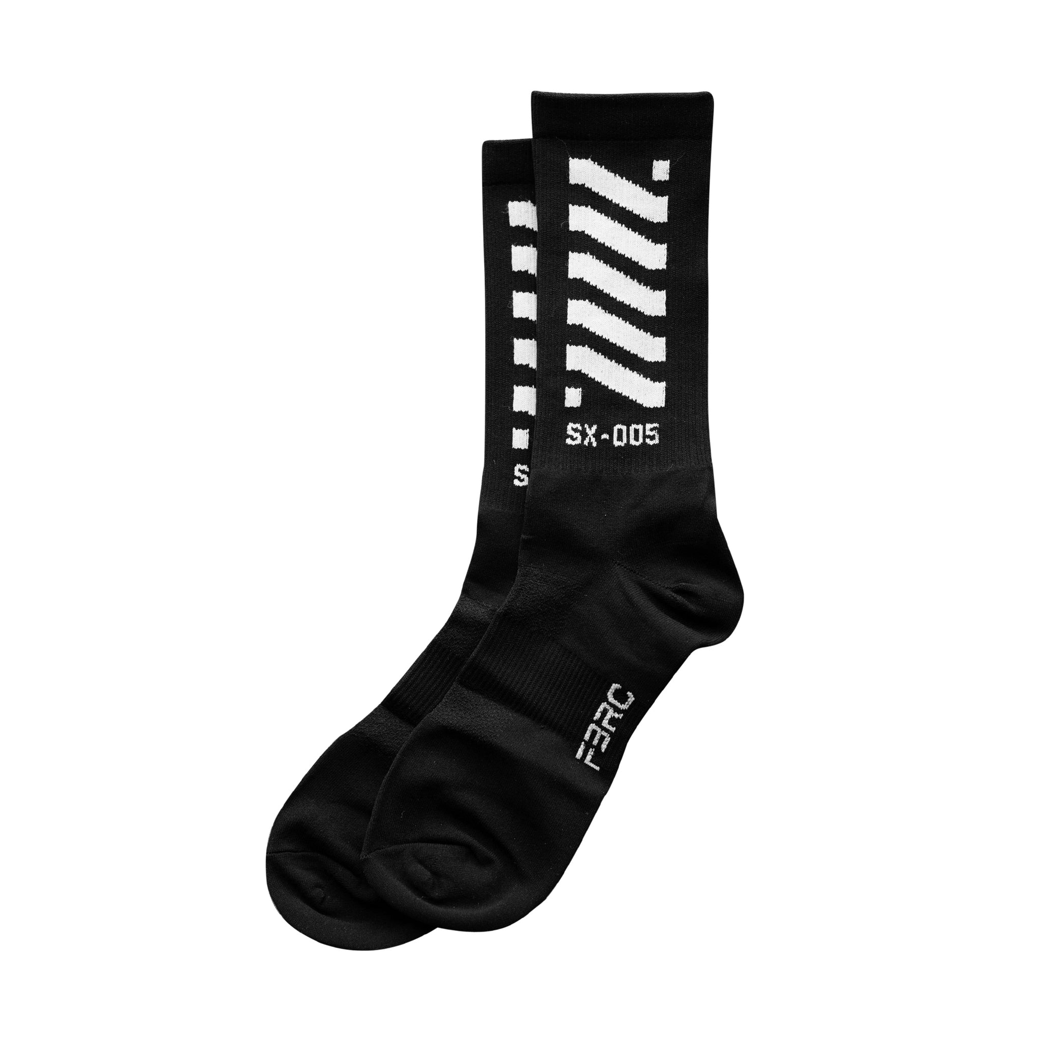 SX-005 Black Crew Socks - Fabric of the Universe