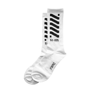 SX-005 White Crew Socks