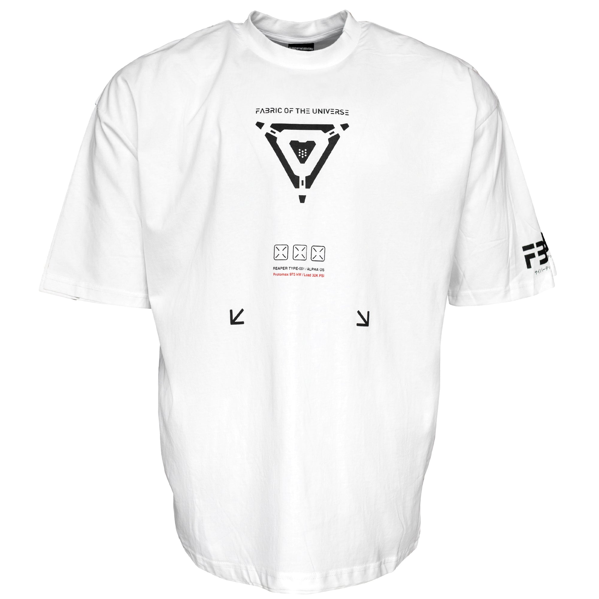 Shinigami White Oversized Short Sleeve T