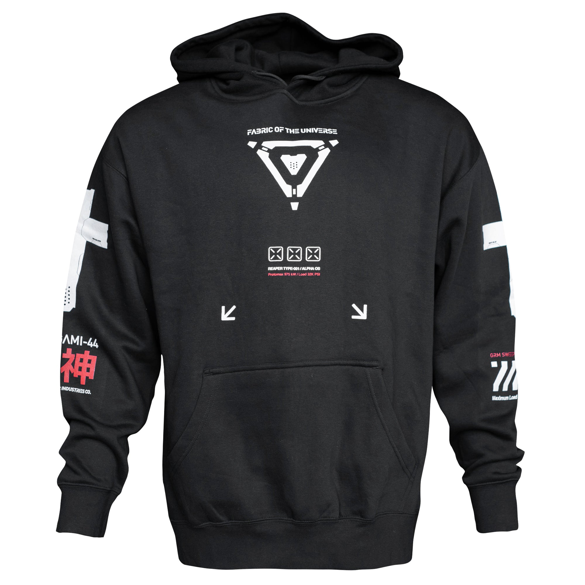 Shinigami-44 RD Black Hoodie