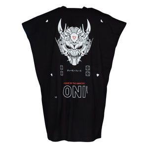 ONI Black Oversized Sleeveless T