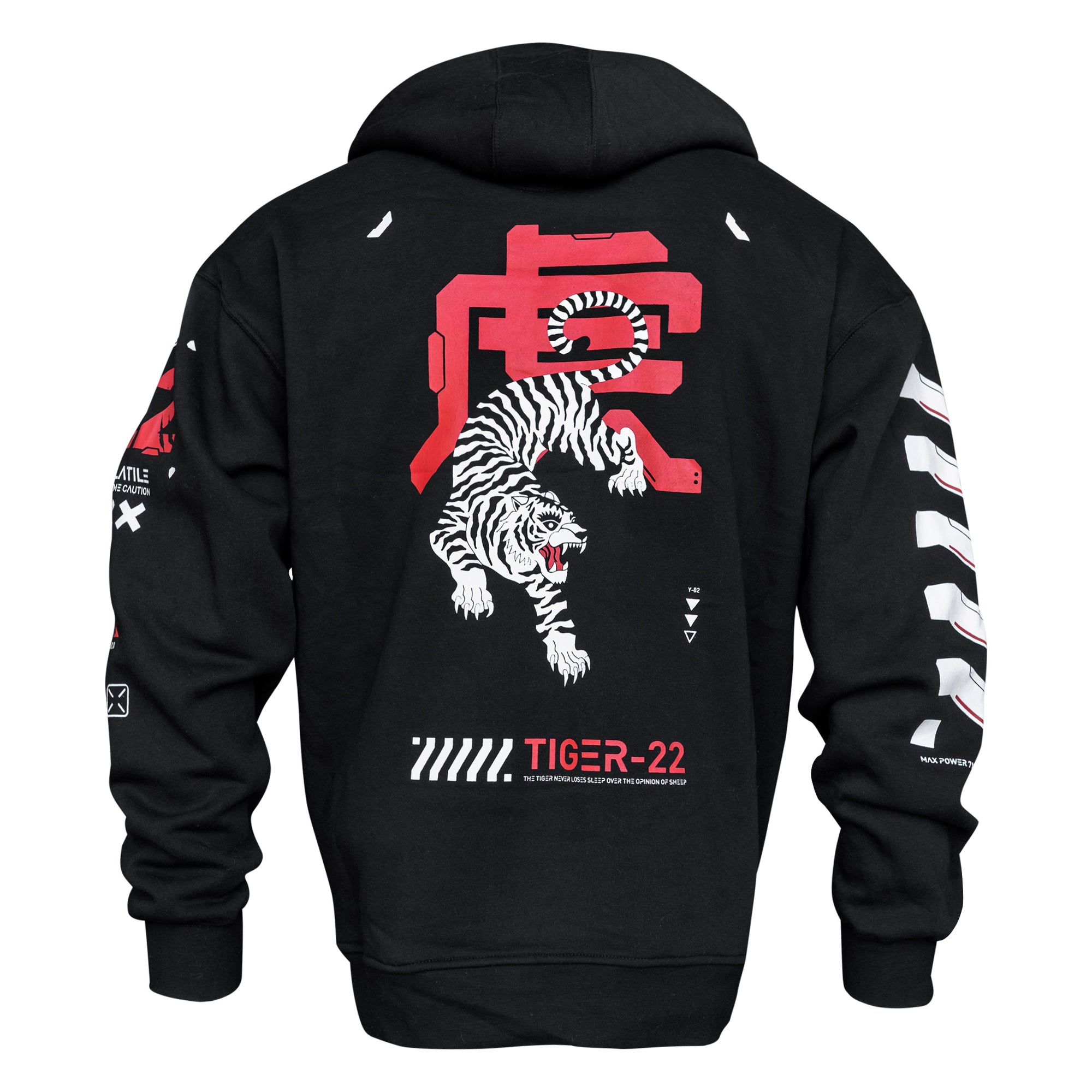 Tiger-22 RD Black Hoodie